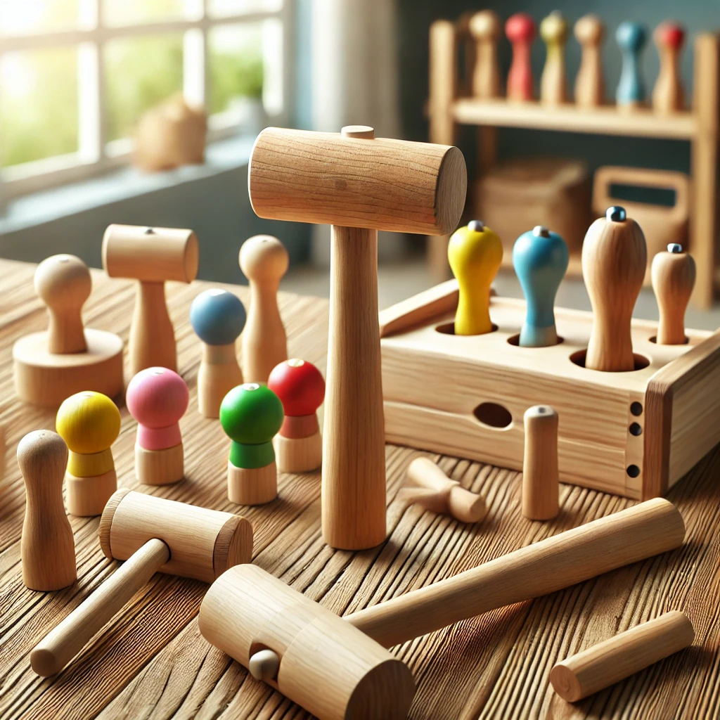 Wooden Hammer Sets for Kids