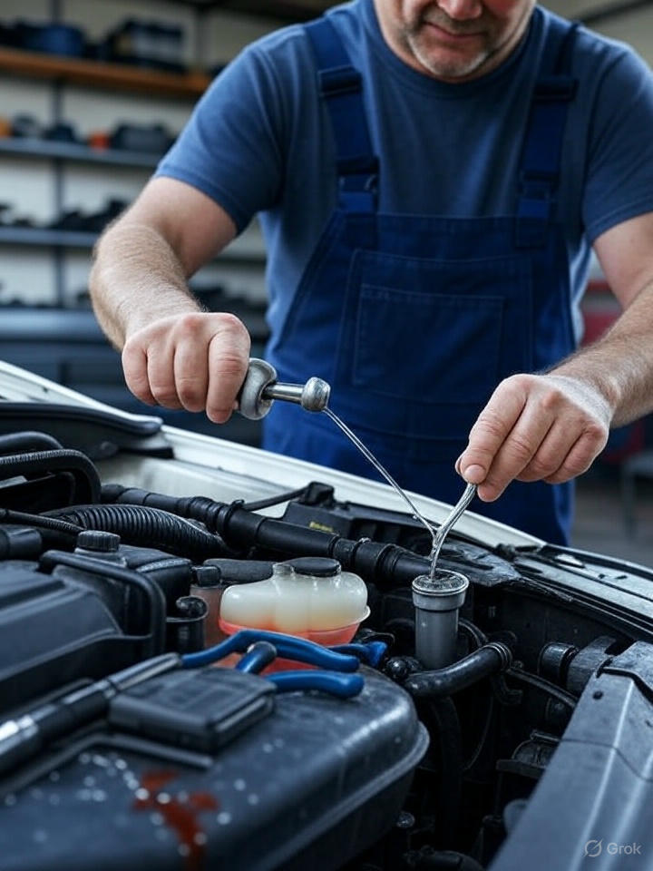 How to Fix a Leaking Coolant Pipe