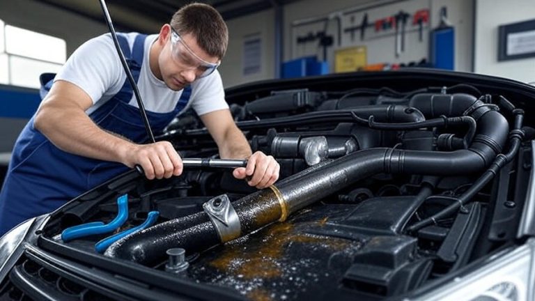 Leaking Coolant Pipe