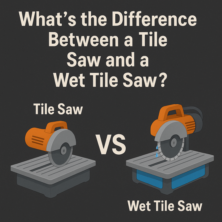 Wet tile saw