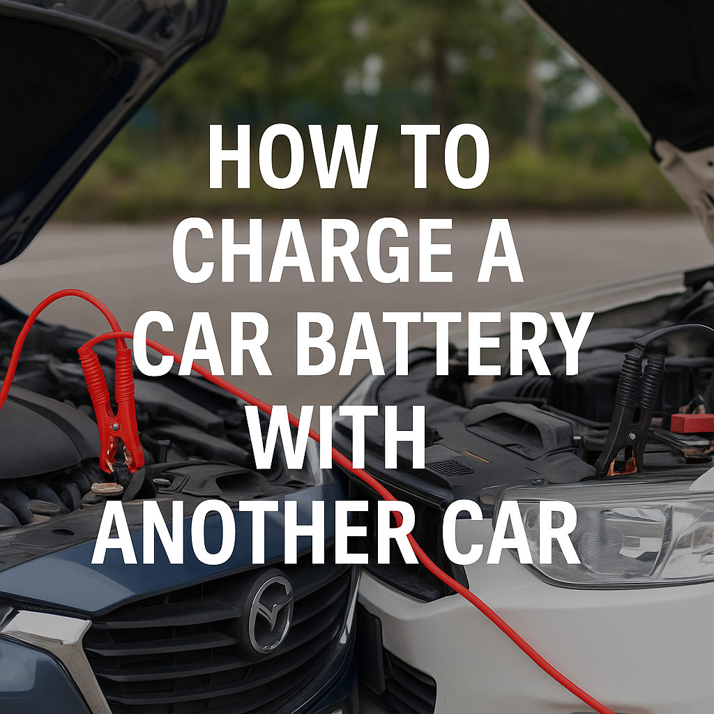 Charge a Car Battery with Another Car