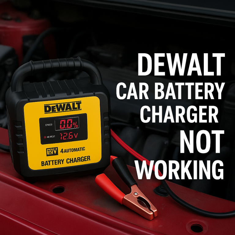 DeWalt Car Battery Charger Not Working