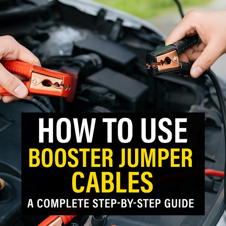 How to Use Booster Jumper Cables Safely