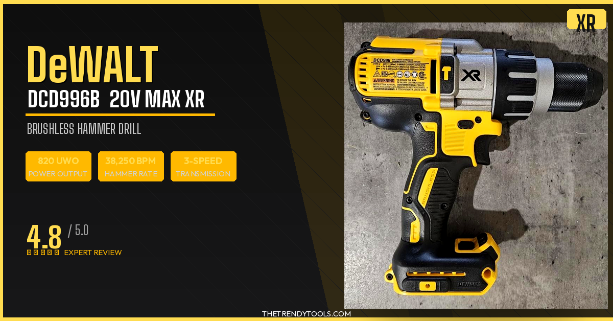 DEWALT 20V MAX XR Brushless Hammer Drill