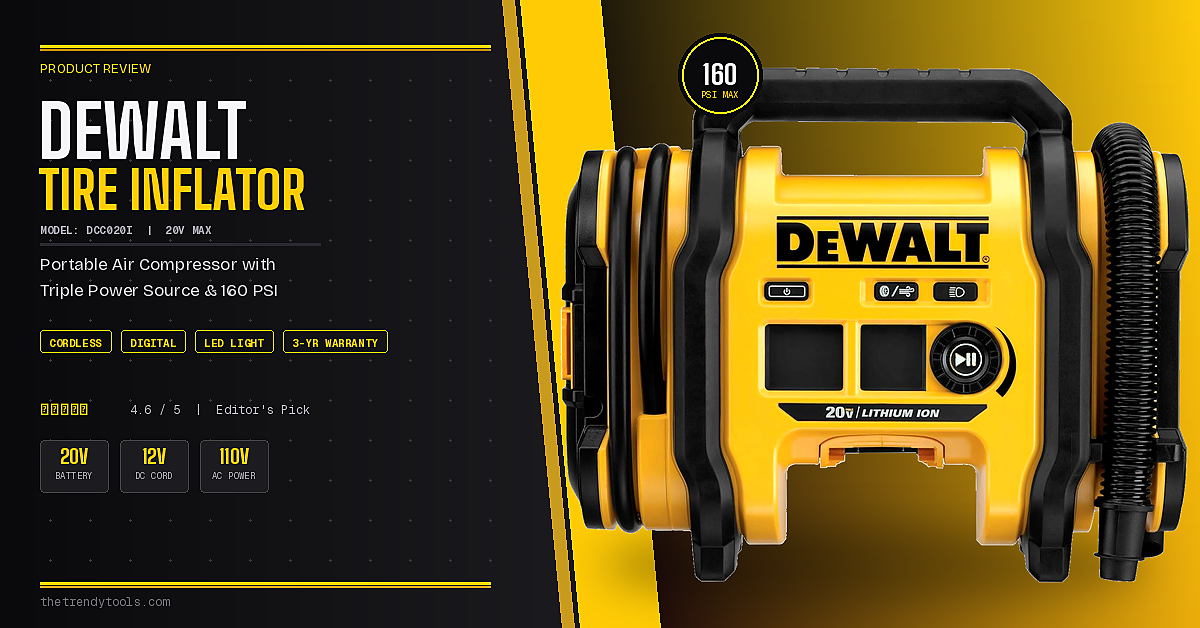 DEWALT Tire Inflator