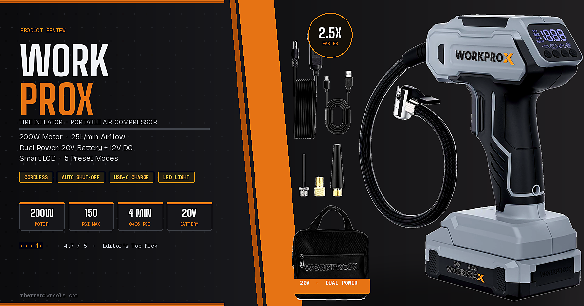WORKPROX Tire Inflator