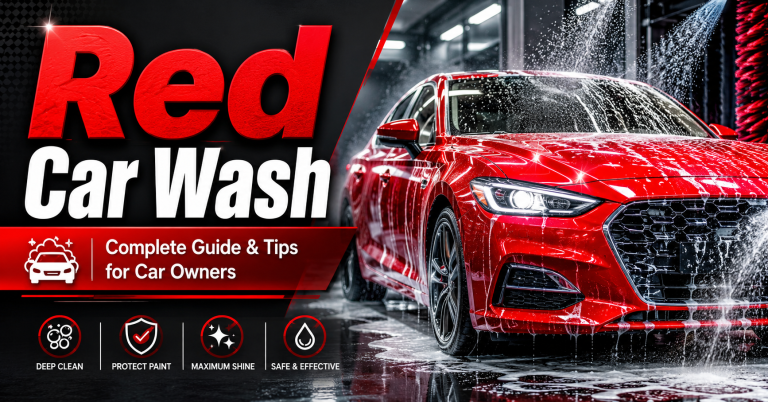 Red car wash