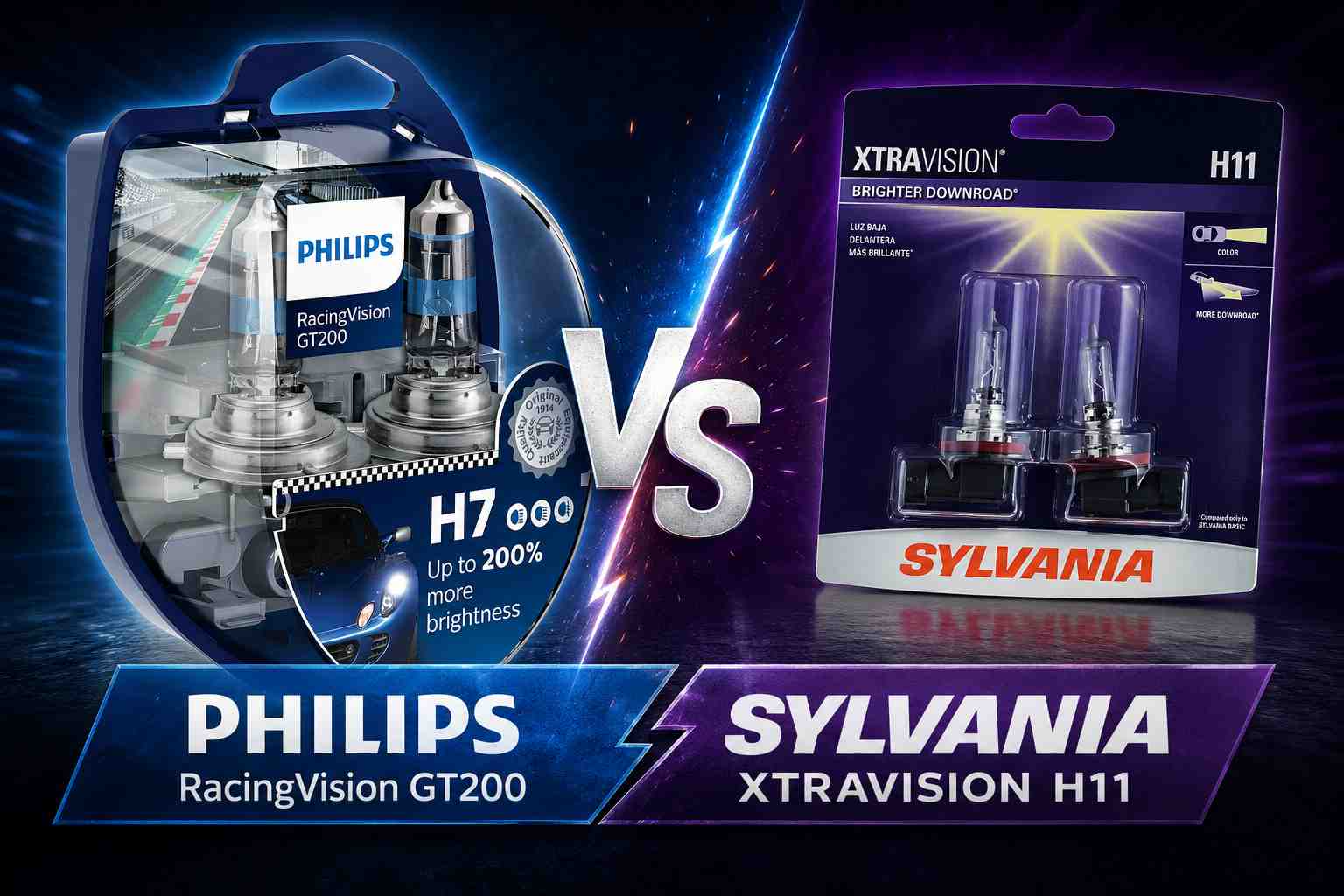 Philips Vs Sylvania bulb